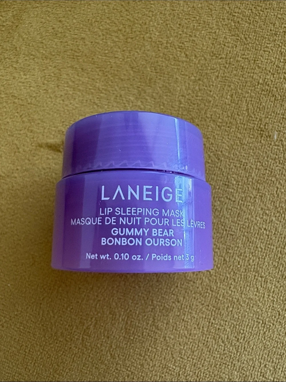 LANEIGE Lip Sleeping Mask Gummy Bear Mini 3g / 0.10 oz NEW Unused